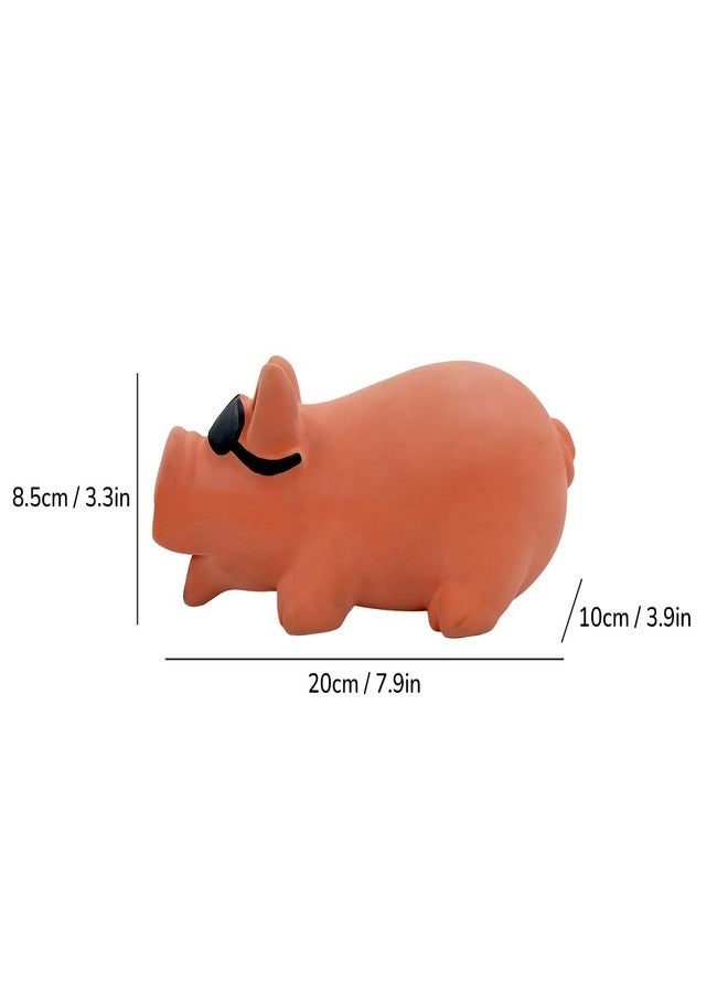Zigly Lifestyle DJ Oink Squeaker Dog Toy | | Soft Chew Toy for Teething & Indoor Play - Image 2